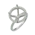 Diamond Ring 0.66 ct. 14K White Gold 5.16 g