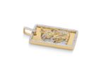 Diamond King Tutankhamun Pendant 1.19 ct. 10K Yellow Gold