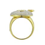 Diamond Money Bag Ring  1.23 ct. 10K Yellow Gold