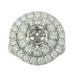 Diamond Ring2.36 ct. 14K White Gold 7.50 g