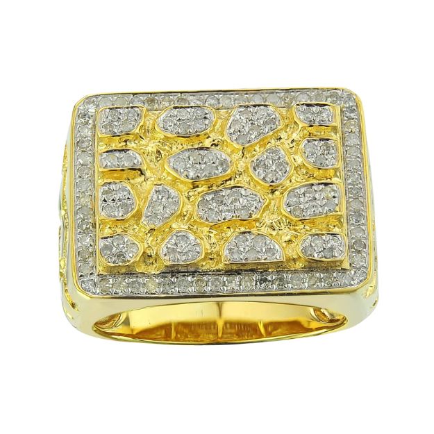 Diamond Ring 0.67 ct. 10K Yellow Gold 12.12 g