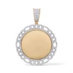 Diamond memory, picture  Pendant  0.64 ct. 10K Yellow Gold