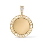 Diamond memory, picture  Pendant  0.64 ct. 10K Yellow Gold