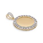 Diamond memory, picture  Pendant  0.64 ct. 10K Yellow Gold