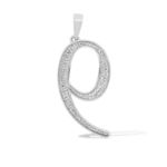 Diamond Number 9 Pendant 0.50 ct. 14K White Gold