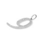 Diamond Number 9 Pendant 0.50 ct. 14K White Gold