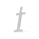 Diamond Letter I Pendant 0.44 ct. 10K White Gold