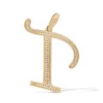 Diamond Letter T Pendant 0.40 ct. 10K Yellow Gold