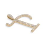 Diamond Letter T Pendant 0.40 ct. 10K Yellow Gold