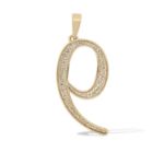 Diamond Numeric 9  Pendant 0.50 ct. 10K Yellow Gold