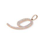 Diamond Numeric 9 Pendant 0.50 ct. 14K Rose Gold