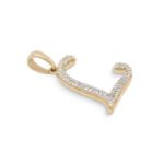 Diamond Letter L Pendant 0.18 ct. 14K Yellow Gold