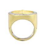 Diamond Mercedes Benz Emblem Ring 1.00 ct. 10K Yellow Gold  17.5g