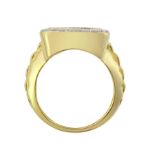 Diamond Ring 1.16 ct. 10K Yellow Gold 17.28g 5g Suisse