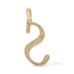 Diamond Letter S Pendant 0.40 ct. 14K Yellow Gold