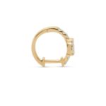 Diamond Hoop Earrings 0.35 ct. 14K Yellow Gold