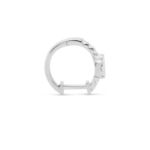 Diamond Hoop Earrings 0.35 ct. 14K White Gold