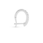 Diamond Hoop Earrings 0.68 ct. 14K White Gold