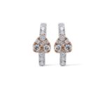 Diamond Hoop Earring 0.60 ct. 14K White Golds