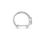 Diamond Hoop Earring 0.60 ct. 14K White Golds