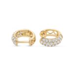 Diamond Hoop Earrings 0.60 ct. 14K Yellow Gold