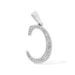 Diamond Letter C Pendant 0.15 ct. 10K White Gold