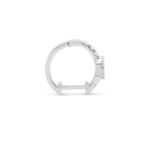 Diamond Hoop Earrings 0.55 ct. 14K White Gold