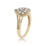 Diamond Heart Ring 0.33 ct. 14K Yellow Gold