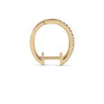 Diamond Hoop Earrings 0.18 ct. 14K Yellow Gold