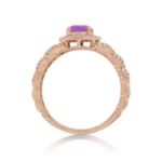 Diamond Ring 0.26 ct. 14K Rose Gold Pink