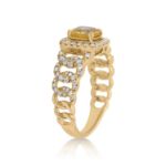 Diamond Ring 0.55 ct. 14K Yellow Gold Yellow Center Stone