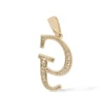 Diamond Letter G Pendant 0.15 ct. 14K Yellow Gold