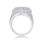 Diamond Heart Ring 2.26 ct. 14K White Gold