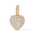 Diamond Heart Pendant 0.45 ct. 14K Yellow Gold