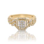 Diamond Ring 0.70 ct. 14K Yellow Gold