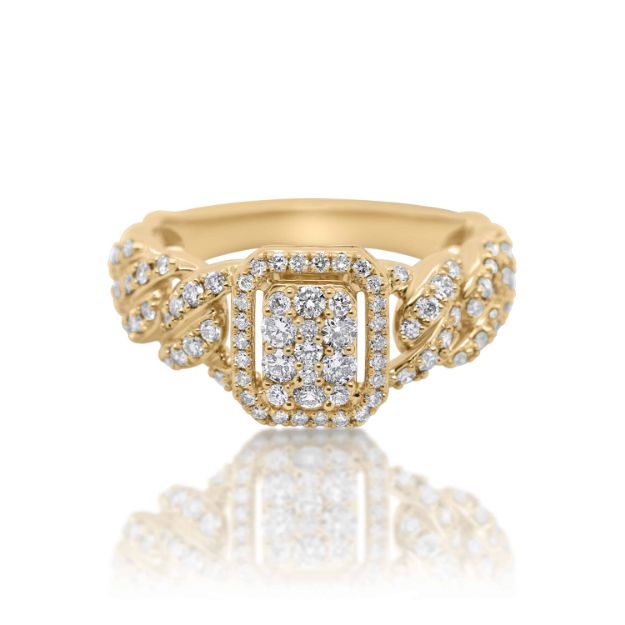 Diamond Ring 0.70 ct. 14K Yellow Gold