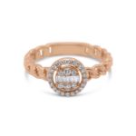 Diamond Ring 0.22 ct. 14K Rose Gold