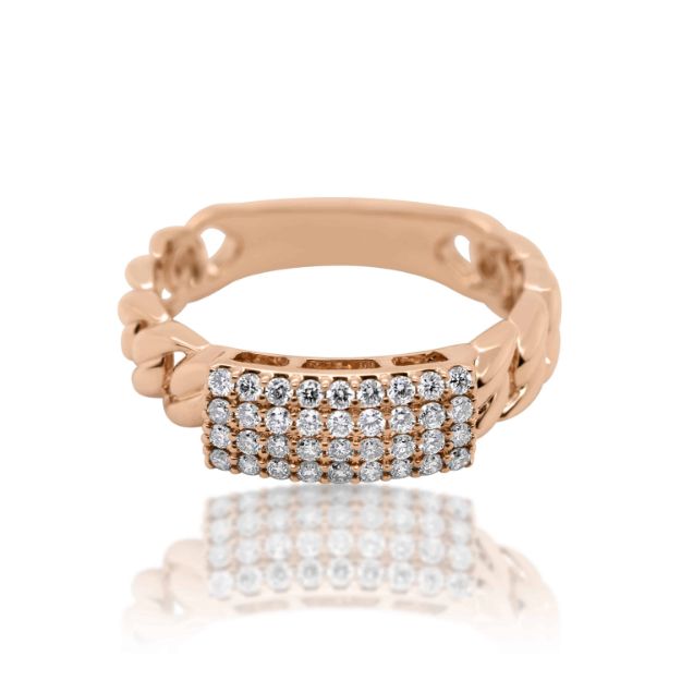 Diamond Ring 0.35 ct. 14K Rose Gold