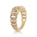 Diamond Cuban Ring 0.33 ct. 14K Yellow Gold