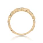 Diamond Cuban Ring 0.33 ct. 14K Yellow Gold