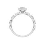 Diamond Ring 0.18 ct. 14K White Gold