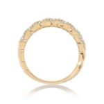 Diamond Cuban Ring 0.35 ct. 14K Yellow Gold