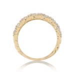 Diamond Cuban Ring 0.55 ct. 14K Yellow Gold