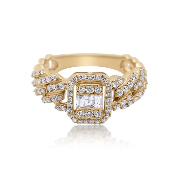 Diamond Ring 0.70 ct. 14K Yellow Gold