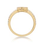 Diamond Heart Ring 0.40 ct. 14K Yellow Gold