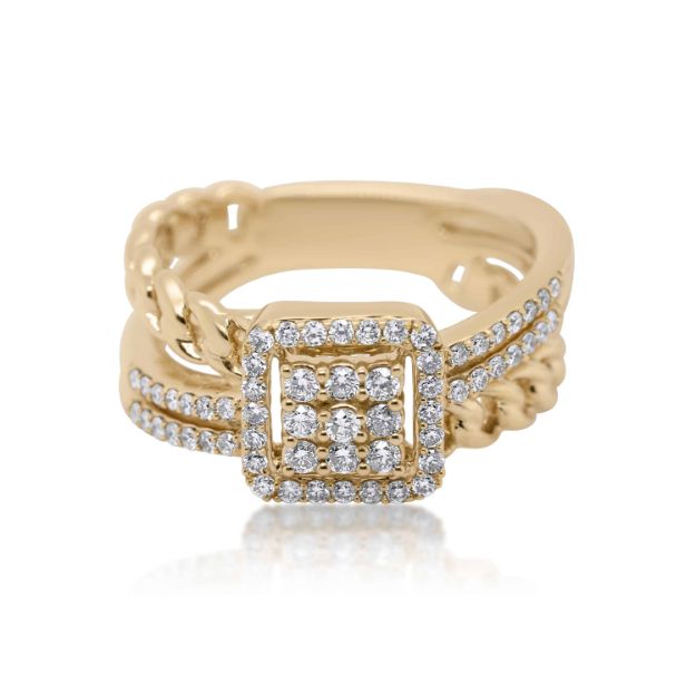 Diamond Ring 0.55 ct. 14K Yellow Gold