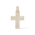 Diamond Cross Pendant 0.36 ct. 10k Yellow Gold