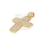 Diamond Cross Pendant 0.36 ct. 10k Yellow Gold