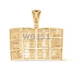 Holy Bible Diamond Pendant 1.46 ct. 14k Yellow Gold