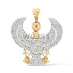 Diamond Eagle Pendant 1.74 ct. 14k Yellow Gold